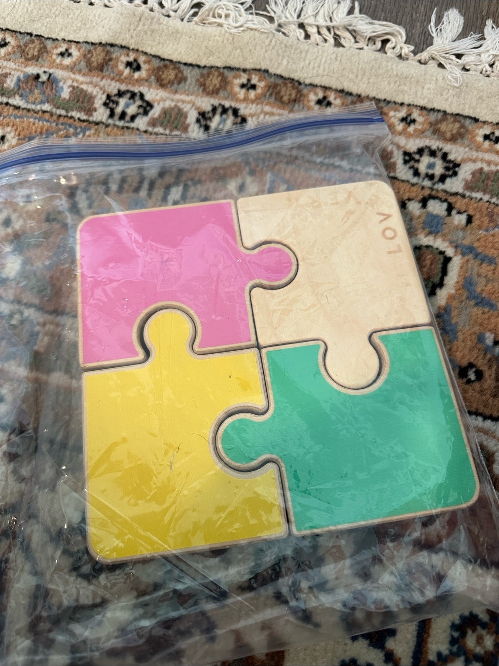 Lovevery Chunky Wooden Jigsaw Puzzle